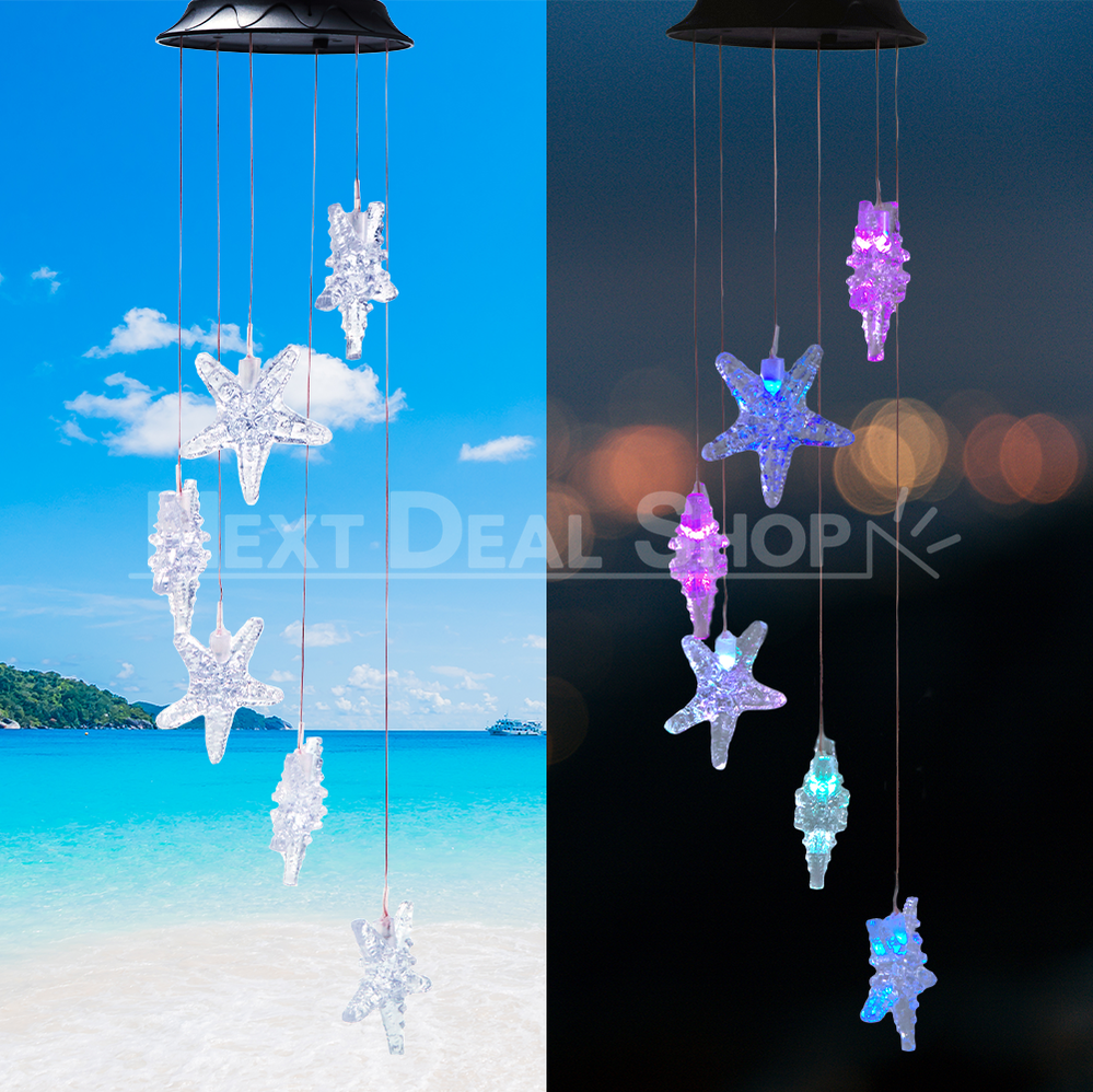 Rynx | Solar-powered hanging starfish light
