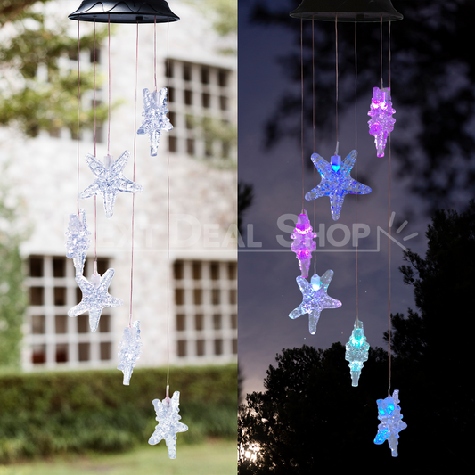Rynx | Solar-powered hanging starfish light