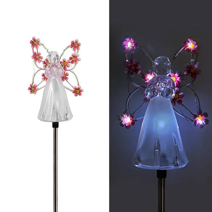 Rynx | Solar-powered angel garden light – Waterproof memorial decoration for outdoor areas!