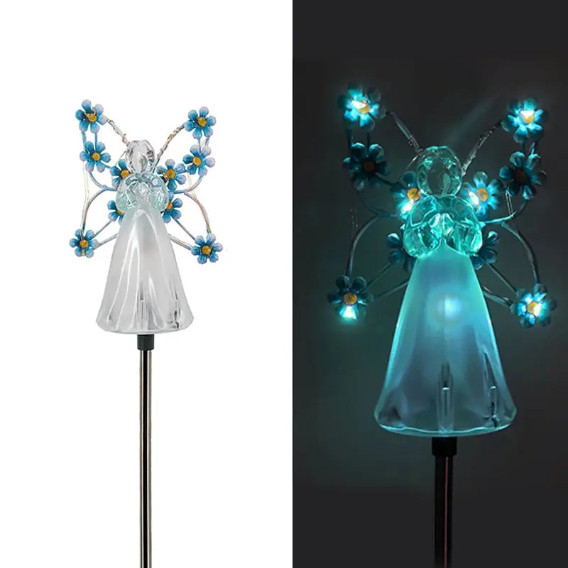 Rynx | Solar-powered angel garden light – Waterproof memorial decoration for outdoor areas!