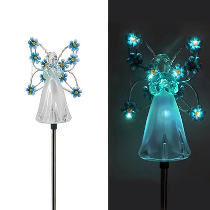 Rynx | Solar-powered angel garden light – Waterproof memorial decoration for outdoor areas!