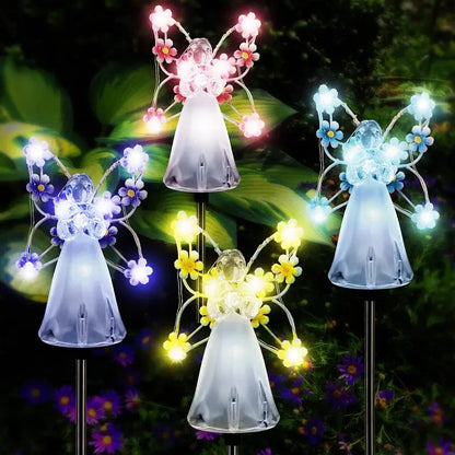 Rynx | Solar-powered angel garden light – Waterproof memorial decoration for outdoor areas!