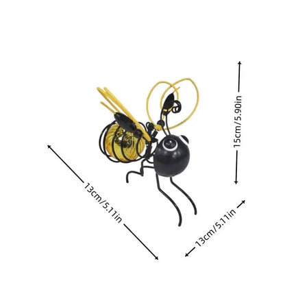 Rynx | Solar-powered Hanging Lamp "Bee" – Weatherproof LED Decoration for Garden & Balcony