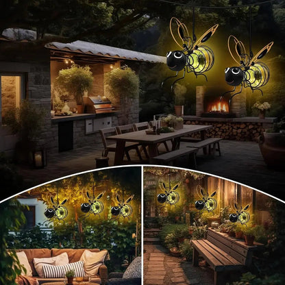 Rynx | Solar-powered Hanging Lamp "Bee" – Weatherproof LED Decoration for Garden & Balcony