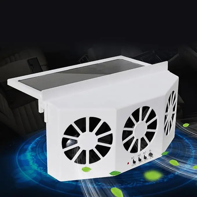Rynx | Solar-powered Car Fan – Cordless & Compact