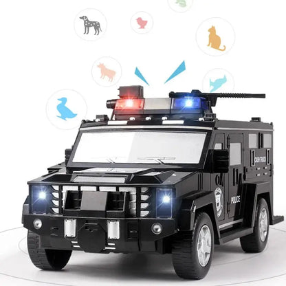Rynx | Piggy bank in police car design for children