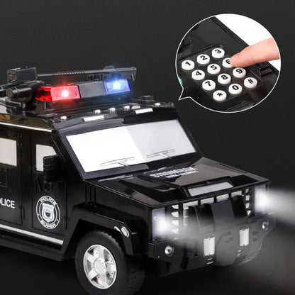 Rynx | Piggy bank in police car design for children