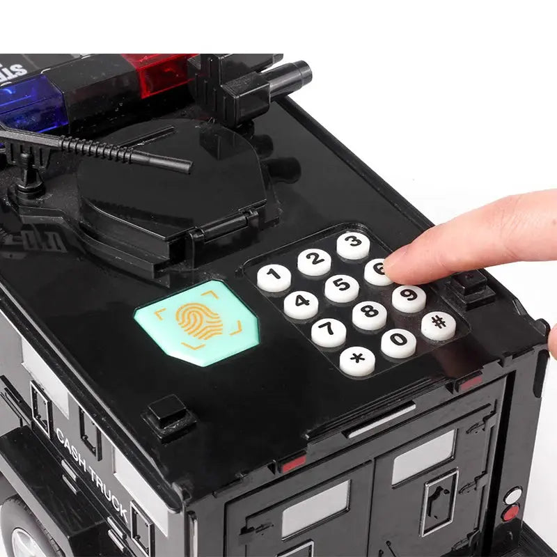 Rynx | Piggy bank in police car design for children