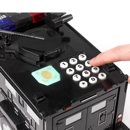 Rynx | Piggy bank in police car design for children