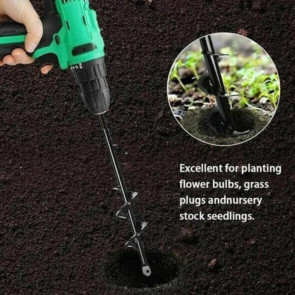 Rynx | Spiral Garden Drill – Fast Planting Hole with Any Drill
