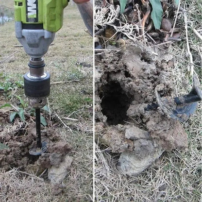 Rynx | Spiral Garden Drill – Fast Planting Hole with Any Drill