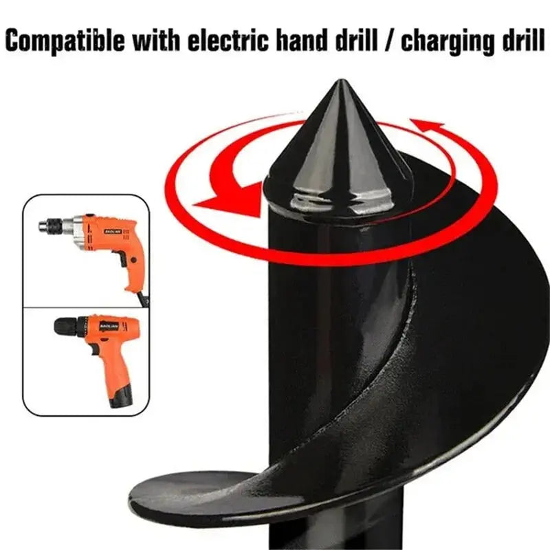 Rynx | Spiral Garden Drill – Fast Planting Hole with Any Drill