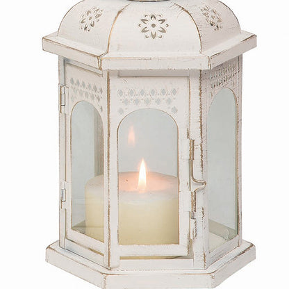 Rynx | Spring Eggshell Metal Lantern, Set of 2
