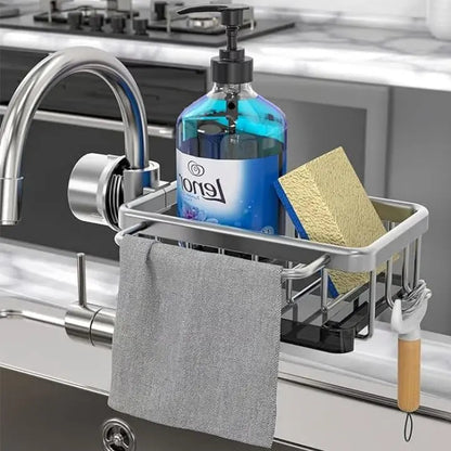 Rynx | Faucet sink organizer – stainless steel, compact and practical
