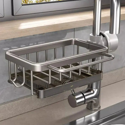 Rynx | Faucet sink organizer – stainless steel, compact and practical