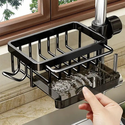 Rynx | Faucet sink organizer – stainless steel, compact and practical