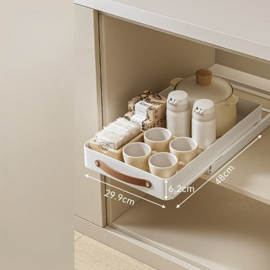 Rynx | Stainless Steel Pull-Out Storage Kitchen Organizer Tray