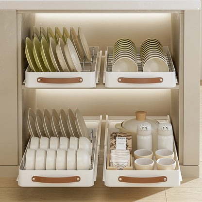 Rynx | Stainless Steel Pull-Out Storage Kitchen Organizer Tray