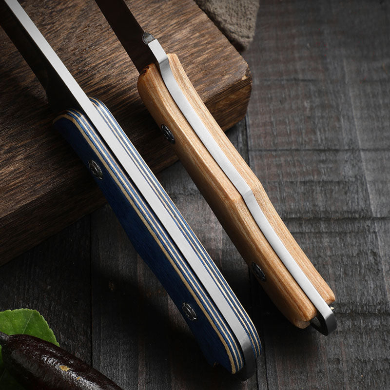 Rynx | Stainless Steel Durable Wood Handle Knife