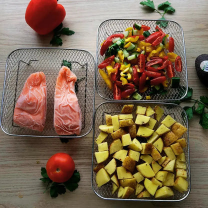 Rynx | Stackable Frying Baskets - More Space, Better Cooking