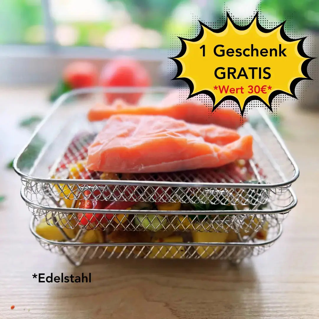 Rynx | Stackable Frying Baskets - More Space, Better Cooking