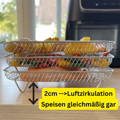 Rynx | Stackable Frying Baskets - More Space, Better Cooking