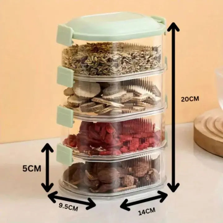 Rynx | Stackable multi-layer spice box (5 pieces)