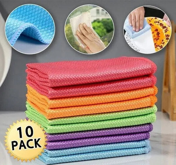 Rynx | Stripe-free Reusable Cleaning Cloths – Effortless & Chemical-free