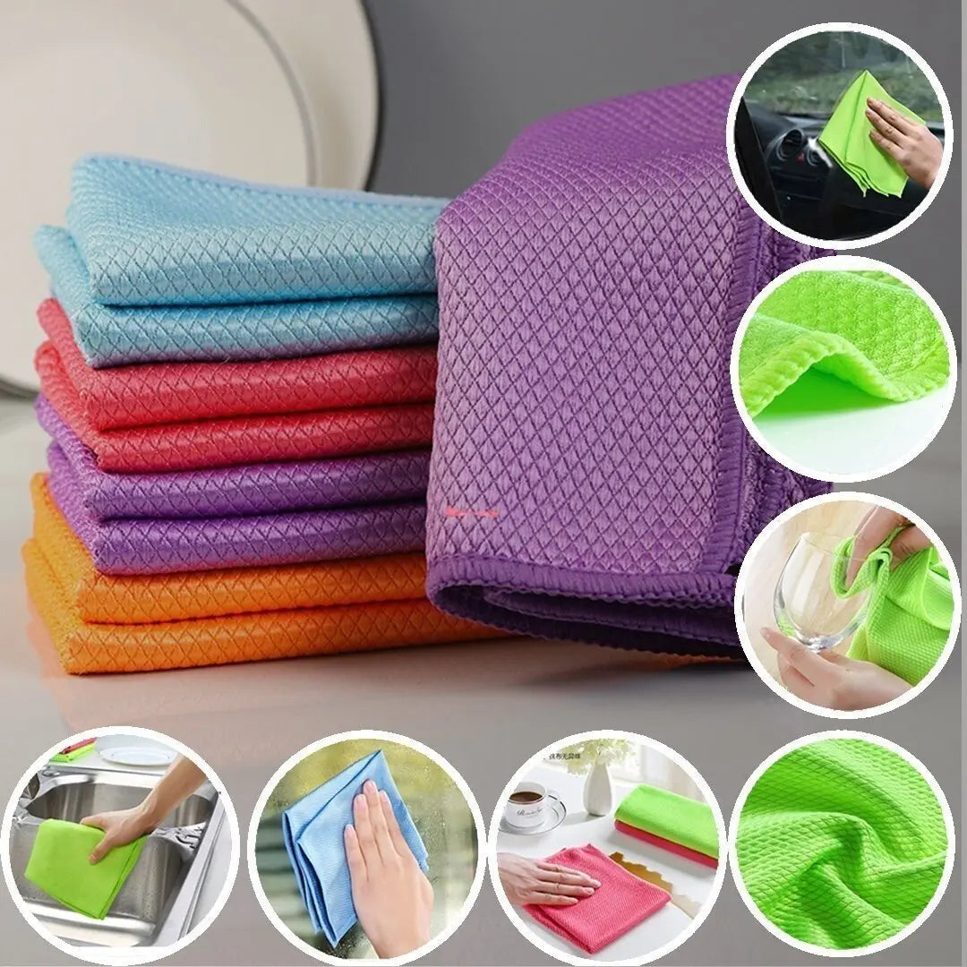 Rynx | Stripe-free Reusable Cleaning Cloths – Effortless & Chemical-free