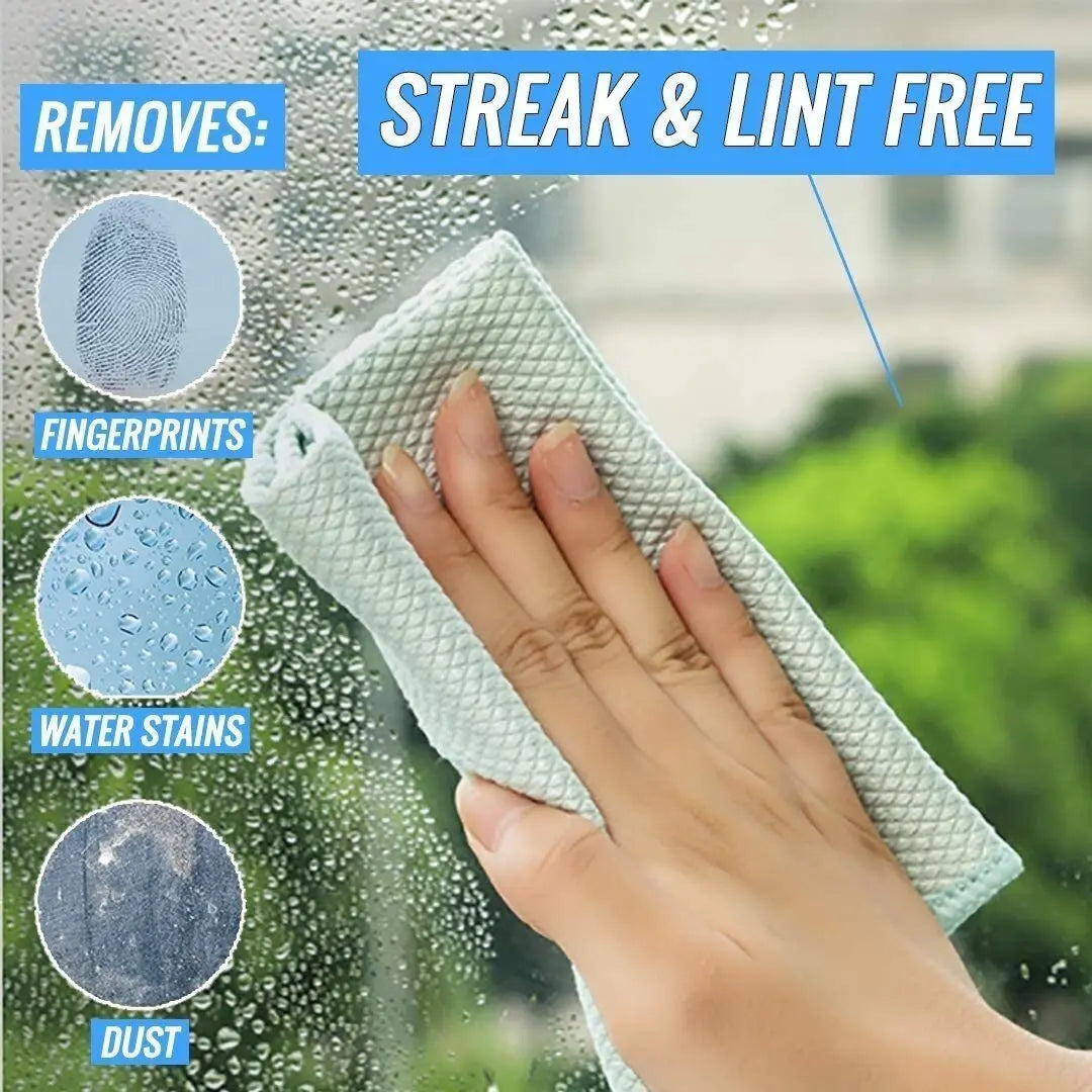 Rynx | Stripe-free Reusable Cleaning Cloths – Effortless & Chemical-free