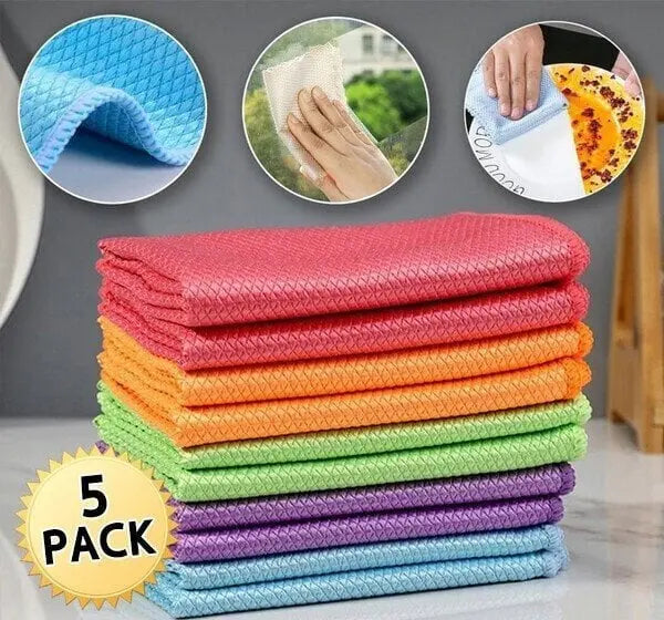 Rynx | Stripe-free Reusable Cleaning Cloths – Effortless & Chemical-free