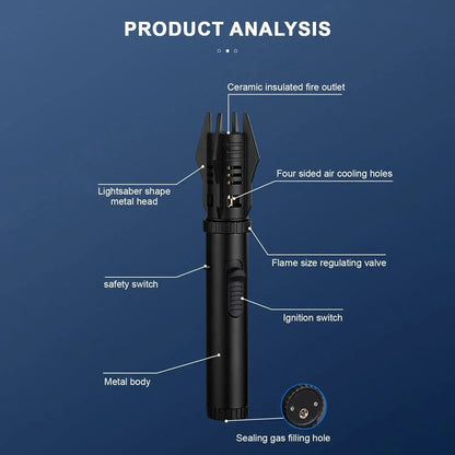 Rynx | Storm lighter with adjustable jet flame for any weather
