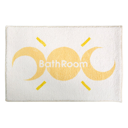 Rynx | Sun and Moon White Bath Mat