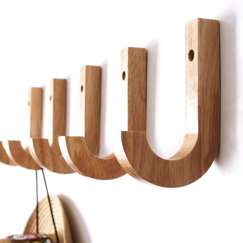Rynx | Hookelier Timeless Birch Wood Wall Hooks | Minimalist Design | Practical & Decorative