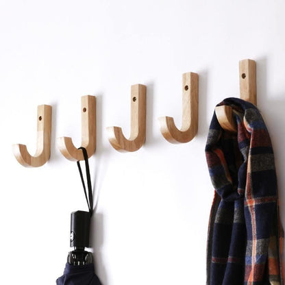 Rynx | Hookelier Timeless Birch Wood Wall Hooks | Minimalist Design | Practical & Decorative