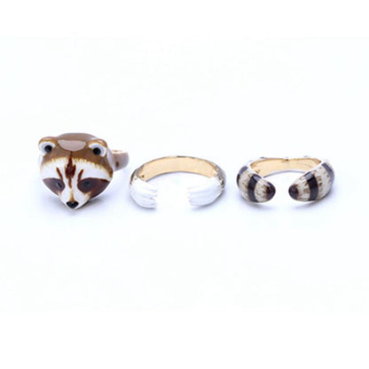 Rynx | Lovely animal design 3-piece enamel set
