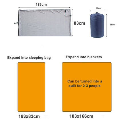 Rynx | Outdoor Fleece Sleeping Bag Camping Trip Air Conditioner Dirty Sleeping Bag Separated