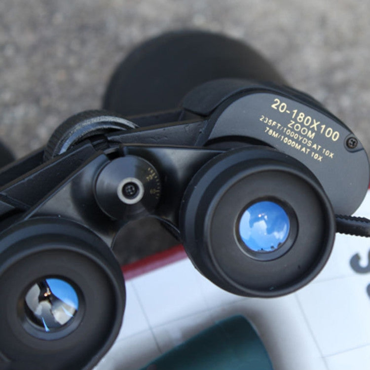 Rynx | Sakura 20-180x100 Double Cylinder High Magnification HD Telescope Low Light Level Night Vision Zoom Large Caliber Binoculars