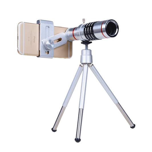 Rynx | Outdoor Telescope Mobile Phone Accessories Shooting Telephoto Lens with Universal Metal Clip(12X)