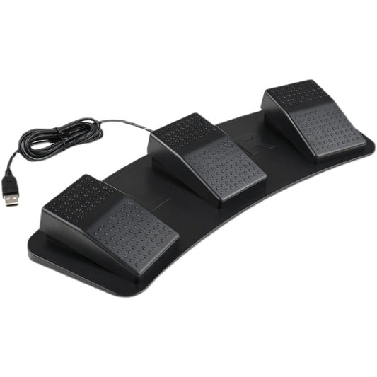 Rynx | Pcsensor FS23 CF Foot Pedal Switch Keyboard Control Mouse Game Combination Pedal (Mechanical Sound)