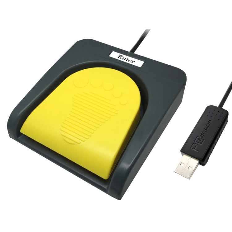 Rynx | Pcsensor USB foot pedal control switch keyboard adapter for computer, model: FS2016