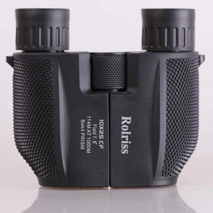 Rynx | ROLISS 10X25 Outdoor Sports Portable Waterproof Pocket Binocular High Power Telescope(Black)