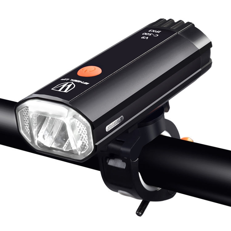 Rynx | WHEEL UP USB Rechargeable LED Bicycle Headlights Mountain Bike Front Lights, Style:450 lumens