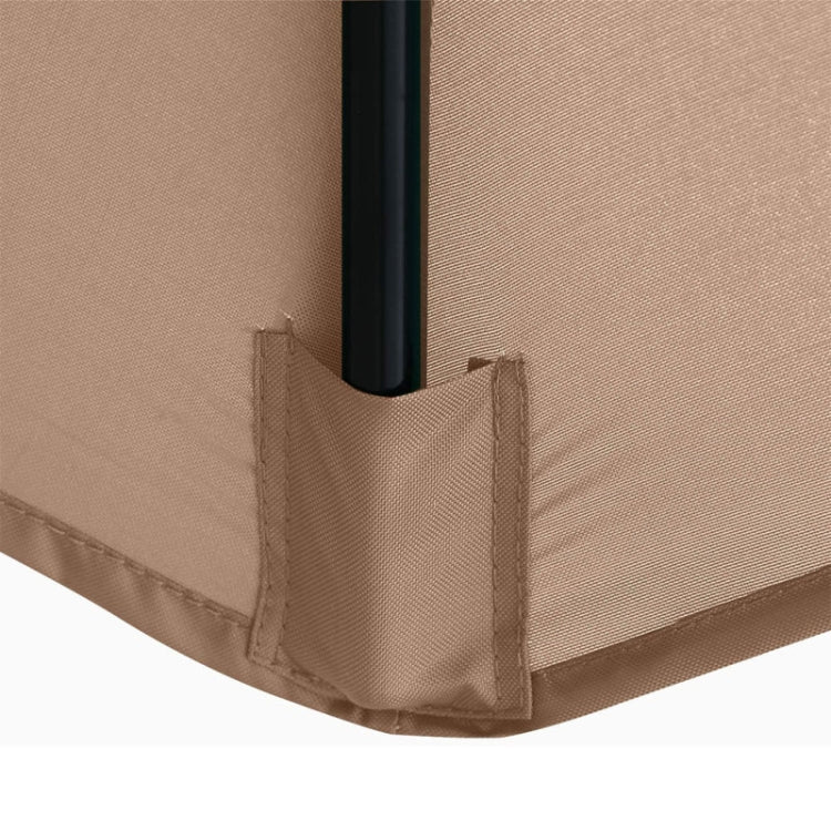Rynx | Polyester Parasol Replacement Cloth Round Garden Umbrella Cover, Size: Diameter 3m 8 Ribs(Khaki)