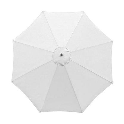 Rynx | Polyester Parasol Replacement Cloth Round Garden Umbrella Cover, Size: Diameter 3m 8 Ribs(Khaki)
