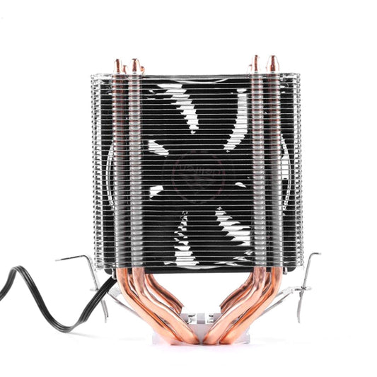 Rynx | Desktop Computer 6 Copper Pipe CPU Cooler Super Quiet Without Light 3-Pin Single Fan