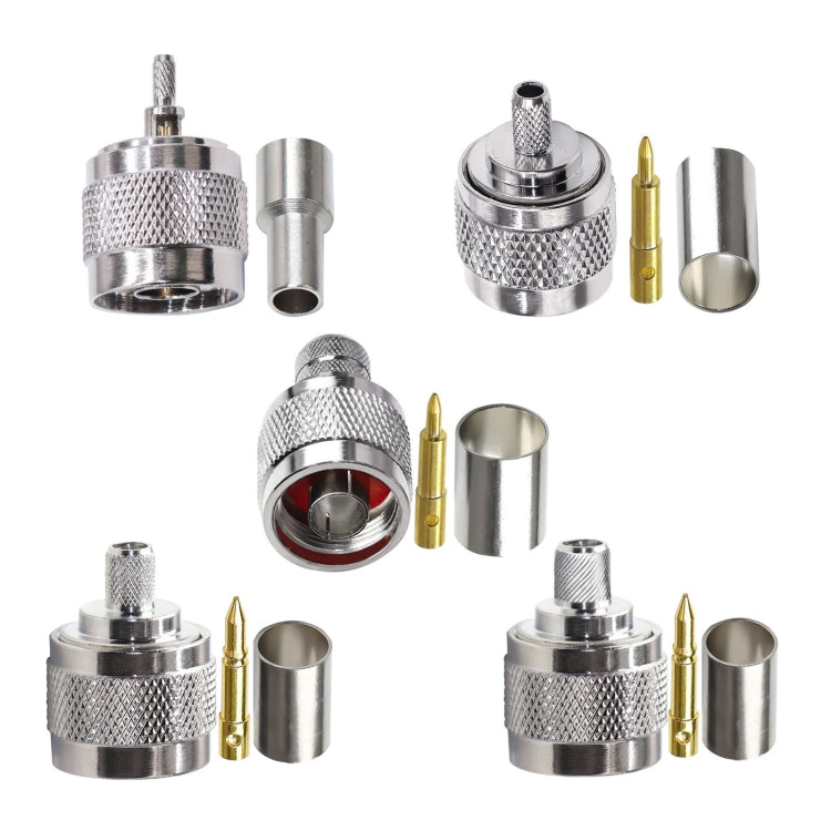 Rynx | 10 pieces NJ-7 for LMR400 N type connector connection low loss RF coaxial connector