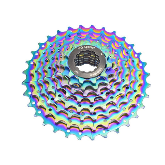 Rynx | VG SPORTS Bicycle Lightweight Wear -Resistant Colorful Flywheel, Style:9 Speed 11-32T