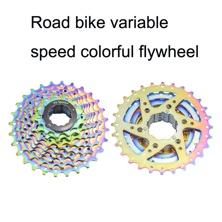 Rynx | VG SPORTS Bicycle Lightweight Wear -Resistant Colorful Flywheel, Style:11 Speed 11-32T