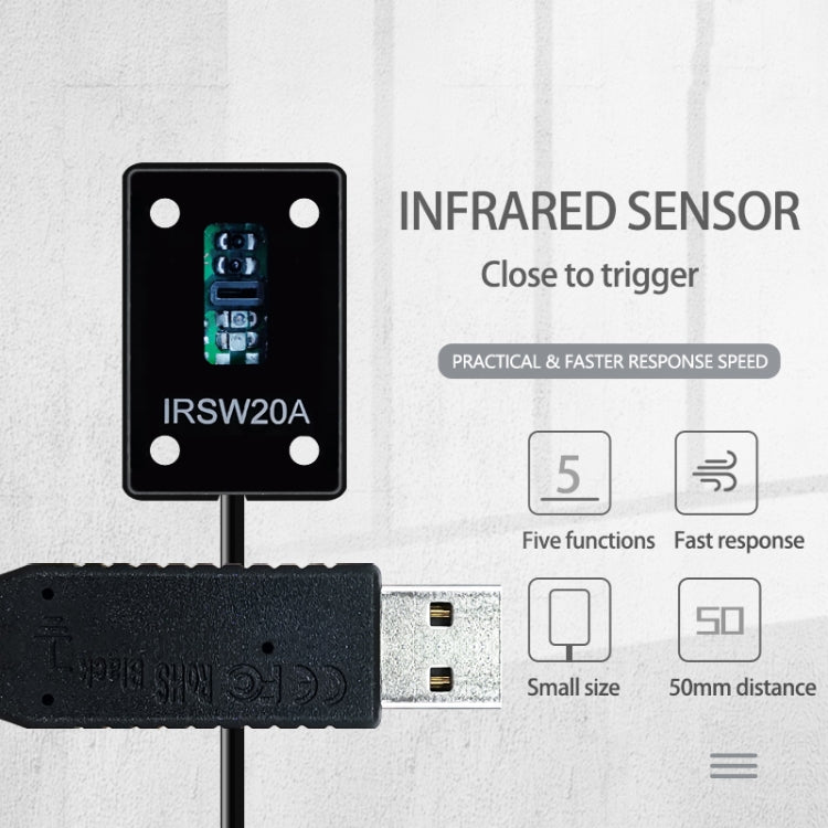 Rynx | Pcsensor IRSW20A USB switch Programmable keyboard mouse Automatic scanner proximity sensor